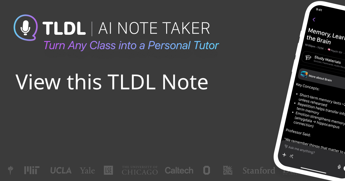 How to use TLDL - AI Study Notes | TLDL